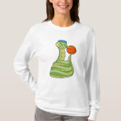 T-shirt Serpent de basketball (Devant)