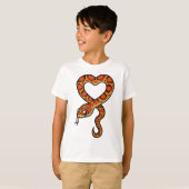 T-shirt Serpent de dessin animé (Devant entier)