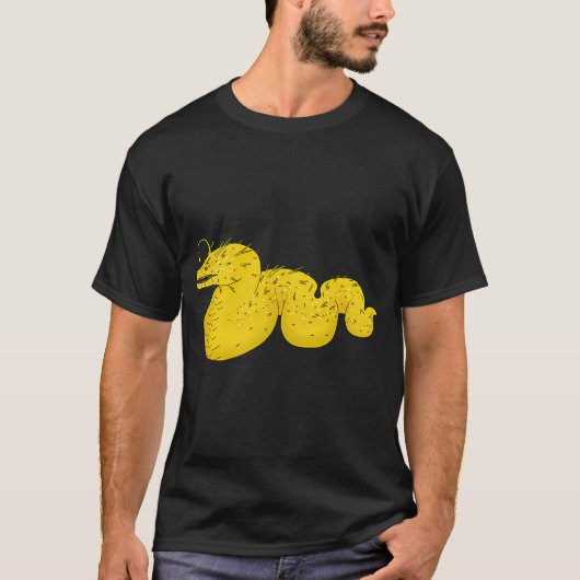 T-shirt Serpent de la mer Jaune (Devant)