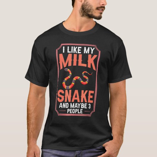 T-shirt Serpent de lait - Réservoir pour animaux de compag (Devant)