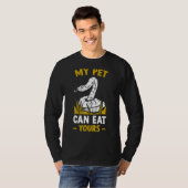 T-shirt Serpent De Reptile Mon Animal Peut Manger Le Vôtre (Devant entier)