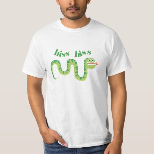 T-shirt Serpent de sifflement de sifflement (Devant)