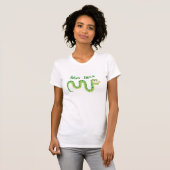 T-shirt Serpent de sifflement de sifflement (Devant entier)