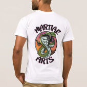 T-shirt Serpent des arts martiaux (Dos)