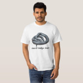 T-shirt Serpent d'indigo oriental (Devant entier)