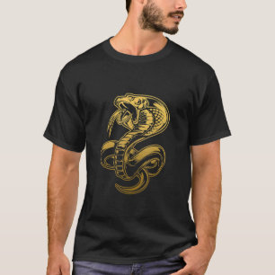 T-shirt Serpent d'or Shaolin Kung Fu