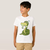 T-shirt Serpent drôle (Devant entier)