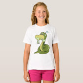 T-shirt Serpent drôle (Devant entier)