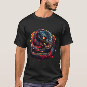T-shirt Serpent élégant et élégant