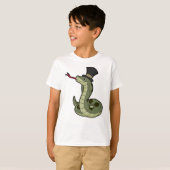 T-shirt Serpent en Gentleman & Casquette (Devant entier)