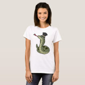T-shirt Serpent en Gentleman & Casquette (Devant entier)
