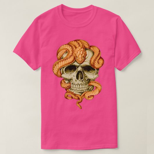 T-shirt Serpent et crâneTShirt (Design devant)