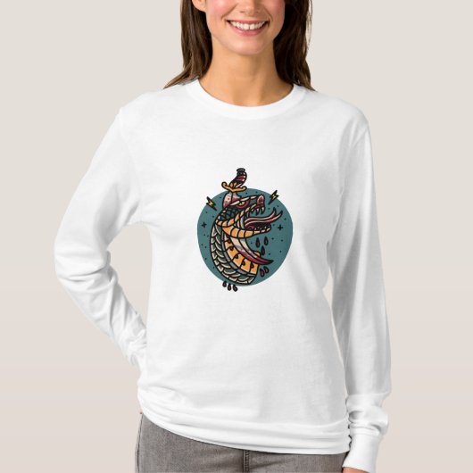 T-shirt Serpent et Dagger (Devant)