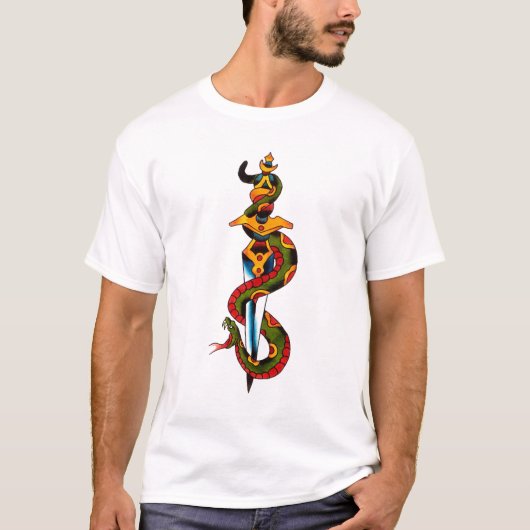 T-shirt Serpent et poignard d'eaux de Percy (Devant)