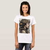 T-shirt Serpent femme art (Devant entier)