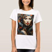 T-shirt Serpent femme art (Devant)