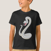 T-shirt Serpent heureux de Mamba noir (Devant)