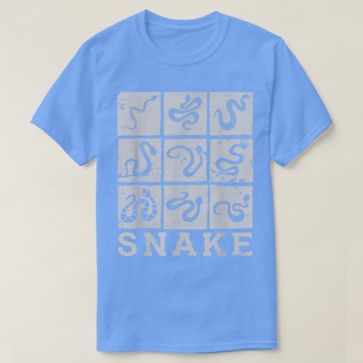 T-shirt Serpent Légers Serpent Léger Serpent Chauffage Pad (Design devant)