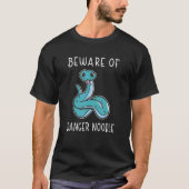 T-shirt Serpent Méfiez-Vous Du Danger Noodle Snek Meme Rep (Devant)