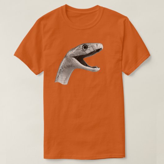 T-shirt serpent mortel de mamba noire Dendroaspis polylepi (Design devant)