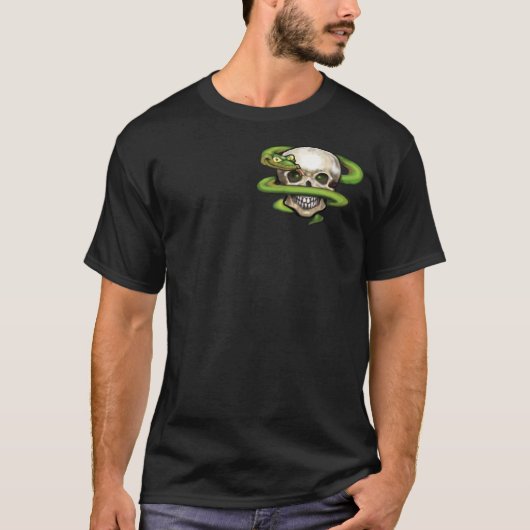 T-shirt Serpent n Crâne (Devant)