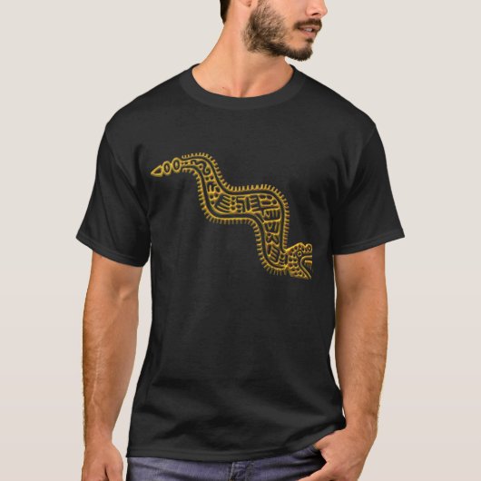 T-shirt Serpent-or maya (Devant)