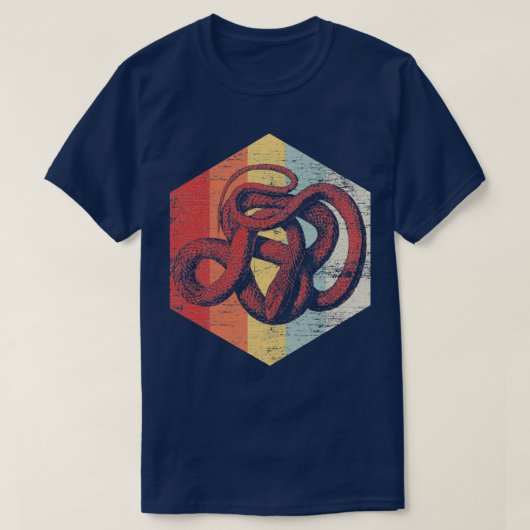T-shirt Serpent polygone (Design devant)