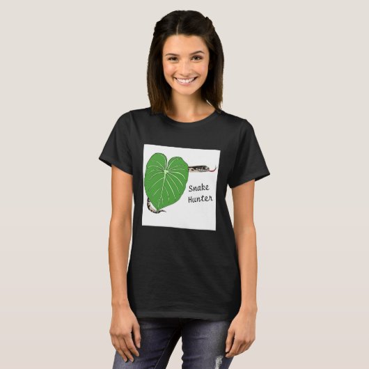 T-shirt serpent pour femme (Devant entier)