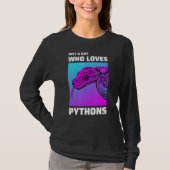 T-shirt Serpent Python à bille mâle (Devant)