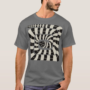 T-shirt Serpent rayé Abstrait