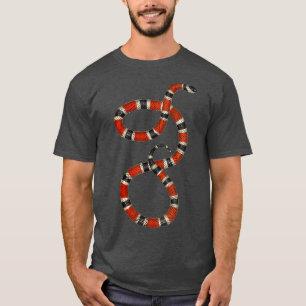 T-shirt Serpent Red Black Coral Snake Educational