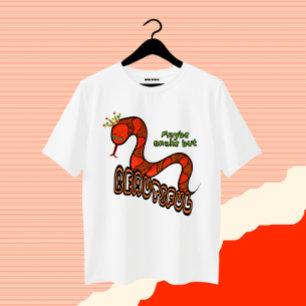 T-shirt Serpent rouge