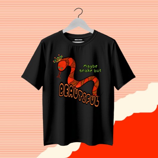 T-shirt Serpent rouge