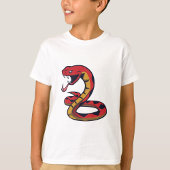 T-shirt Serpent rouge
