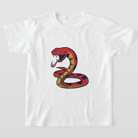 T-shirt Serpent rouge