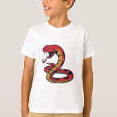 T-shirt Serpent rouge (Devant)
