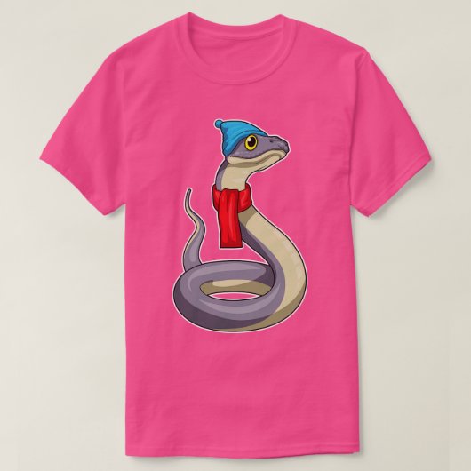 T-shirt Serpent Scarf Beanie (Design devant)