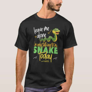 T-shirt Serpent Serpent M'abandonne seul Je ne parle qu'à