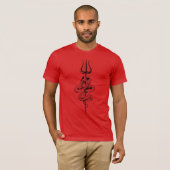 T-shirt Serpent trident (Devant entier)