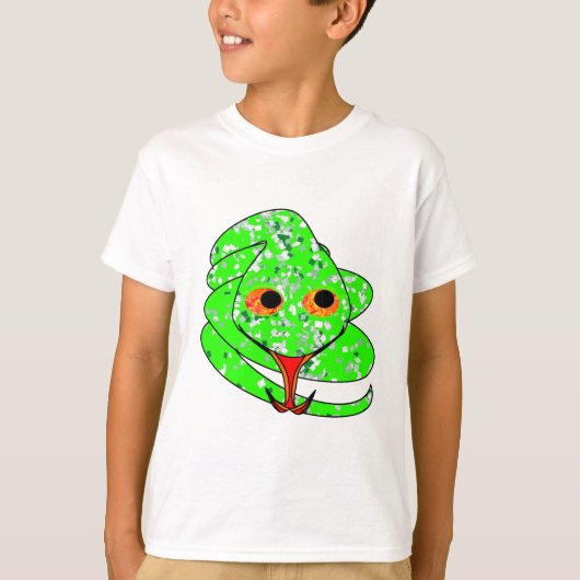 T-shirt Serpent vert (Devant)