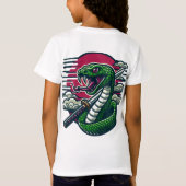 T-shirt serpent vert (Dos)