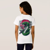 T-shirt serpent vert (Dos entier)