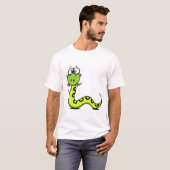 T-shirt Serpent vert (Devant entier)