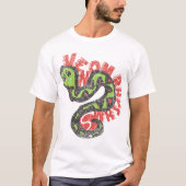 T-shirt Serpent Vintage détruit (Devant)
