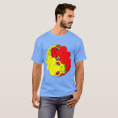 T-shirt Serpents de Yin Yang (Devant entier)
