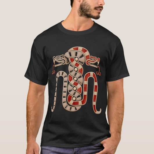 T-shirt Serpents maya (Devant)