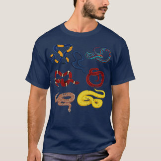 T-shirt Serpents Reptile Animal Animaux Animaux Animaux Ve