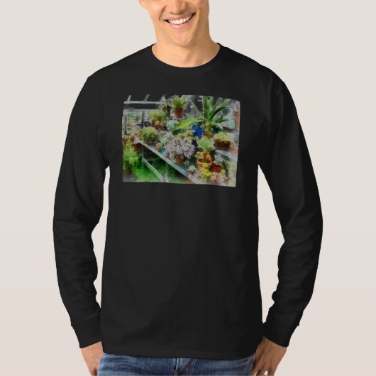 T-shirt Serre chaude avec le cactus (Devant)