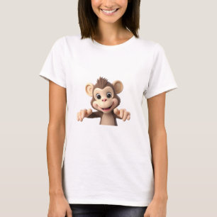 T-shirt Serre-moi singe