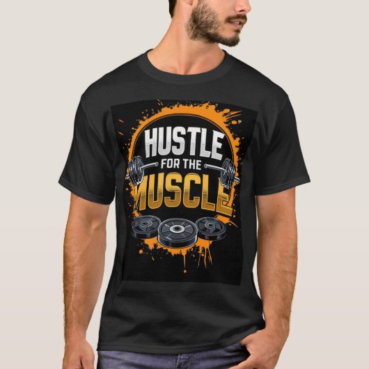 T-shirt Serrer les muscles (Devant)